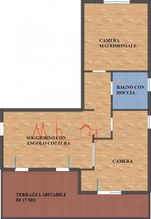 zoom immagine (Appartamento 94 mq, 2 camere, zona Mandria)
